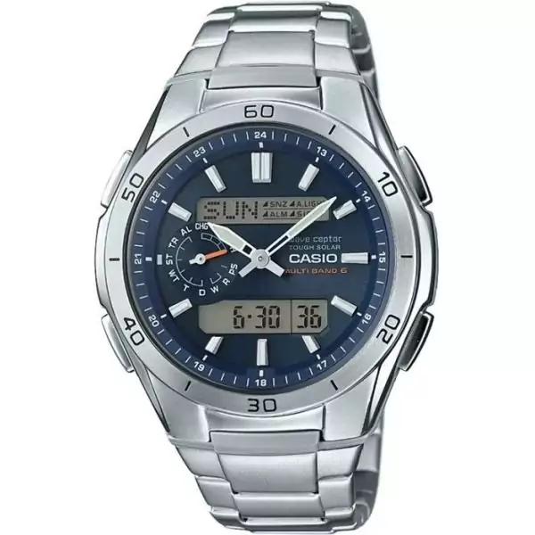 Montre - CASIO - WAVECEPTOR - Acier inoxydable - Quartz - Sport