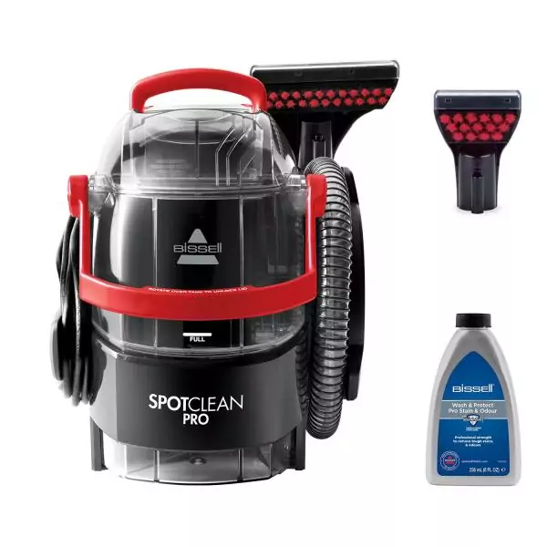 Nettoyeur Détacheur Bissell Spotclean Pro 1558N - Détache, Nettoie et Aspire - Efficace sur tous types de taches