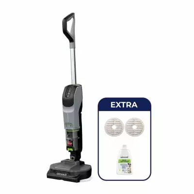 Bissell SpinWave + Vac Pet Select Aspirateur balai Batterie Sec&humide Sans sac 0 L 370 W Noir, Gris, Citron vert