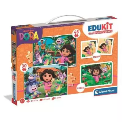 Découvrez le CLEMENTONI Edukit 4 en 1 - Dora