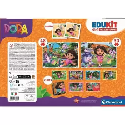 Découvrez le CLEMENTONI Edukit 4 en 1 - Dora