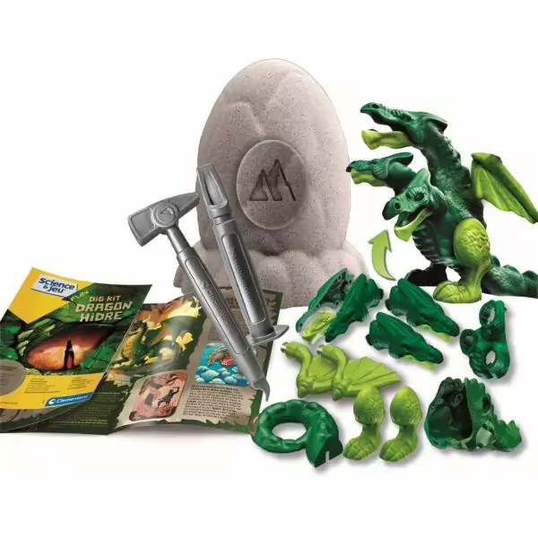 Clementoni - Sciences et Jeu - oeuf légendaire - Dragon a Trois Tetes