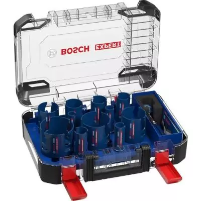 Coffret de scies-trépans BOSCH - Matériel de Construction Expert - 11 pièces
