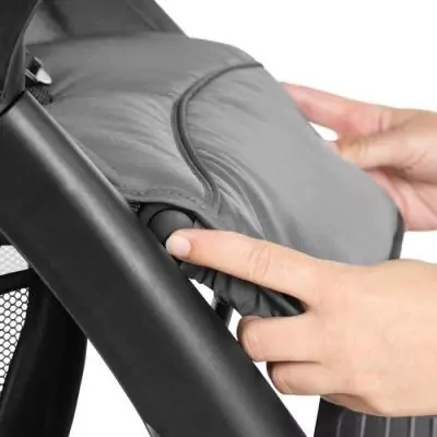 Poussette compacte Hauck - Shopper Neo II - 4 roues - Gris