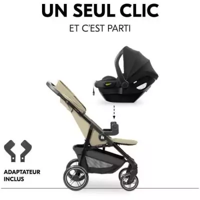 HAUK - Ensemble de voyage 2-en-1 compact et pratique en Olive ?