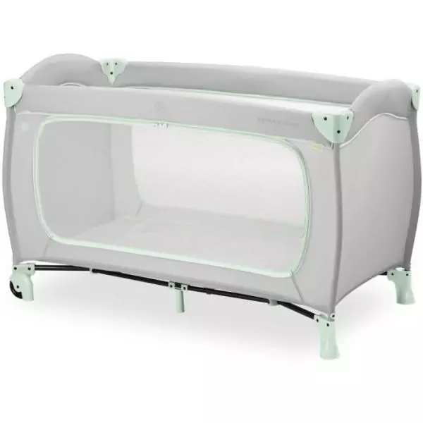 Lit de voyage - HAUCK - SLEEP N PLAY GO PLUS - 60 x 120 cm - Des la naissance - Pliable - Roulettes - Dusty Mint