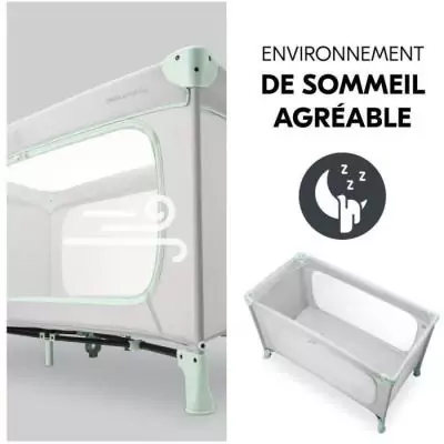 Lit de voyage pliant Hauck Dream N Play Plus Dusty Bleu