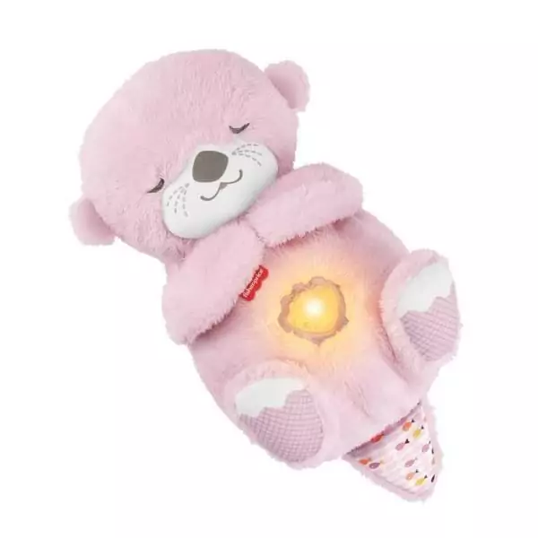 Fisher-Price - Ma Loutre Câlins Bonne Nuit - Peluche et veilleuse - Rose - Fisher-Price - JLJ33