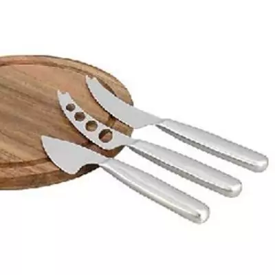 Planche à découper MENASTYL avec 3 couteaux à fromage