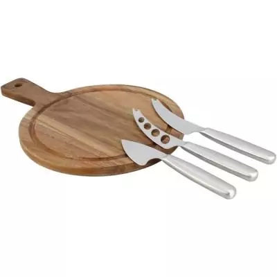 Planche à découper MENASTYL avec 3 couteaux à fromage