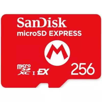Carte mémoire Micro SD Express 256Go Sandisk pour Nintendo Switch 2