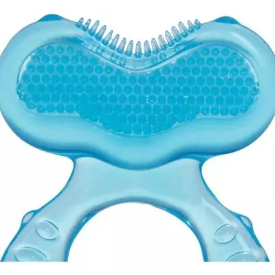 Anneau de dentition NUBY Teethe-eez - Silicone - Bleu