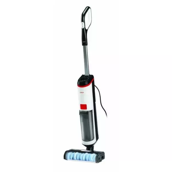 Aspirateur balai laveur vapeur - POLTI RollySteam WD10 - 7000 Pa - 0,6 L - Noir / Blanc