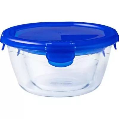 Lot de 3 Lunch Box Pyrex Cook & Go - Verre - Couvercle hermétique
