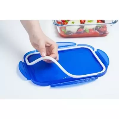 Ensemble de 5 Lunch Box Pyrex Cook & Go - Verre Rectangulaire 0,8 L