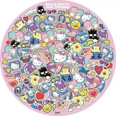 Puzzle rond 500 p Un tourbillon de douceur Hello Kitty Puzzle rond 500 p Un tourbillon de douceur Hello Kitty