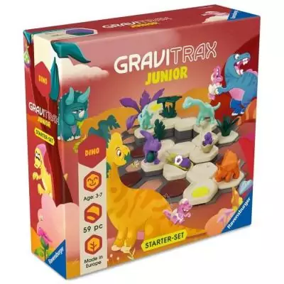 GraviTrax JUNIOR Starter Set Little Dino : Circuit de bille amusant