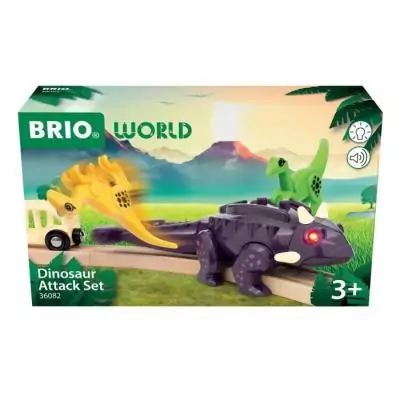 Coffret Attaque Dinosaure: Le circuit miniature BRIO