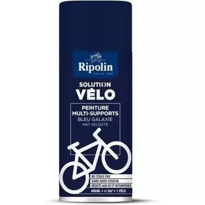 Bombe de peinture Ripolin 0,4L Bleu galaxie mat