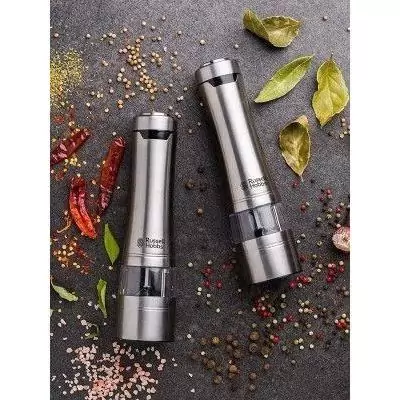 Ensemble moulins Sel & Poivre - RUSSELL HOBBS - Broyage Lumineux