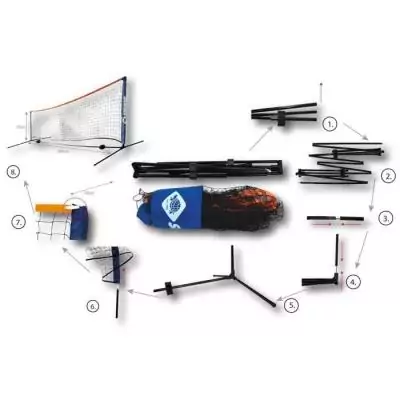 Sac à dos de tennis - SCHILDKROT - Table multi-jeux complet