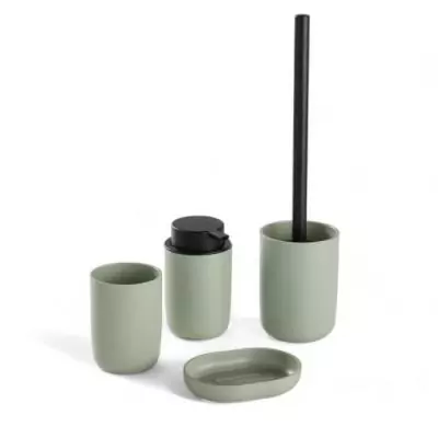 Ensemble 4 accessoires SDB TODAY UTILITY - Green