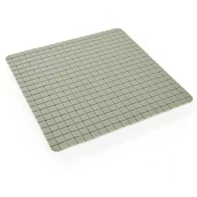 Tapis anti-dérapant pour baignoire ou douche - Vert - 50 x 50 cm