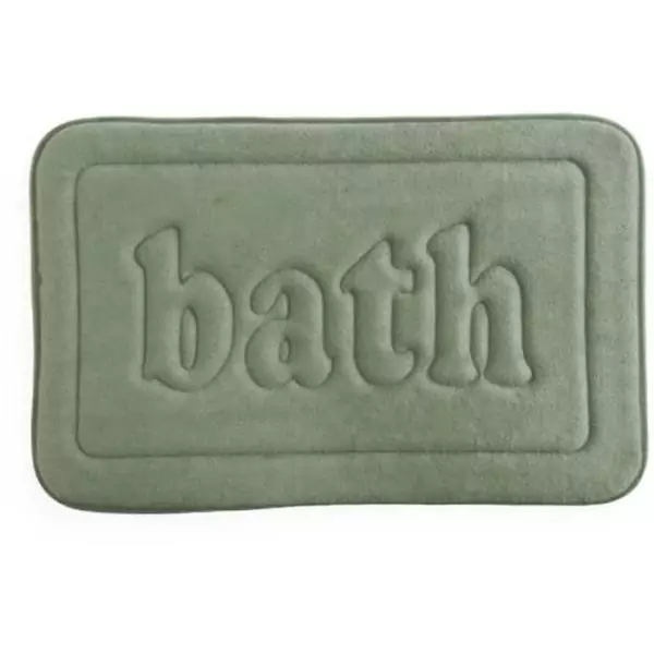 Tapis de bain mémoire de forme - TODAY - UTILITY - 40 x 60 cm - Green