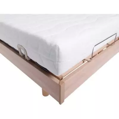 Ensemble relaxation matelas + sommier 140x190cm - Fabrication française