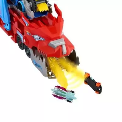 Hot Wheels - Transporteur Dragons 2 en 1 pour des aventures épiques