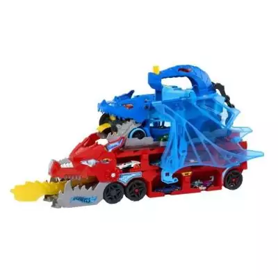 Hot Wheels - Transporteur Dragons 2 en 1 pour des aventures épiques