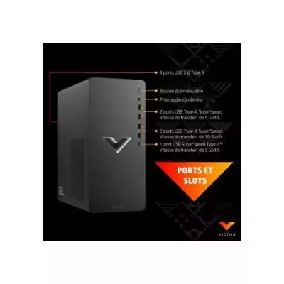 PC Gamer HP Victus 15L : Windows 11, RTX 4060, i5-12400F PC Gamer HP Victus 15L : Windows 11, RTX 4060, i5-12400F
