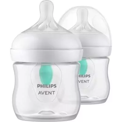 Lot de 2 Biberons Natural 3.0 PHILIPS AVENT SCY670/02 - 125 ml - Air free