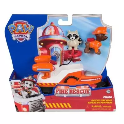 Ensemble Véhicule + Figurine Fire Rescue - Zuma - La Pat' Patrouille
