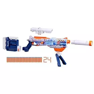 Nerf Loadout Arctic Zerostriker: Blaster avec 4 accessoires interchangeables