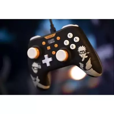 Manette filaire KONIX Naruto Shippuden - Vibrations - 3m - Motif Naruto