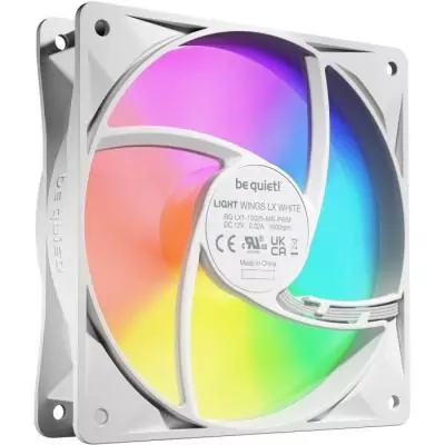 BE QUIET! Light Wings LX BL122 - 120mm - PWM Triple - Blanc BE QUIET! Light Wings LX BL122 - 120mm - PWM Triple - Blanc