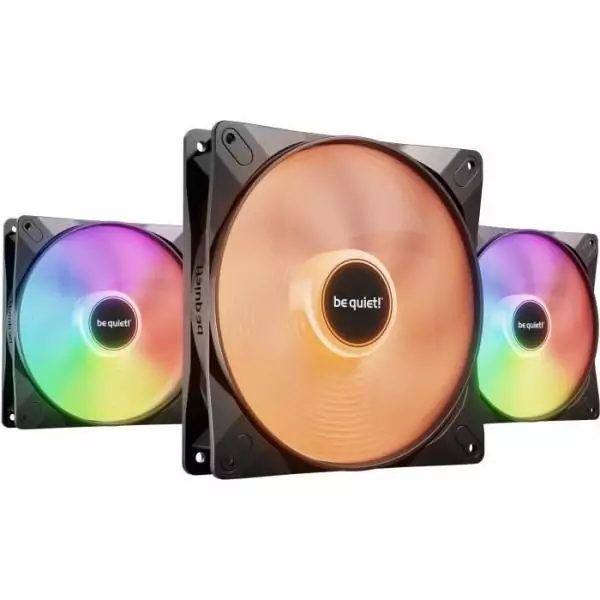 BE QUIET! - Light Wings LX - Ventilateur Boîtier - BL130 - 140 mm - PWM high - Speed Triple - Pack