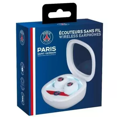 Écouteurs sans fil KONIX PSG - Autonomie 8h + 15h - Bluetooth - Blanc