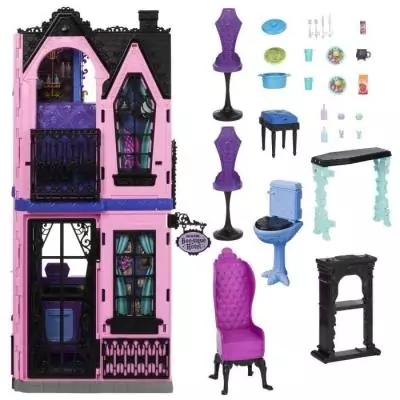 Maison de poupée Monster High - Hôtel Bouh-tique et accessoires