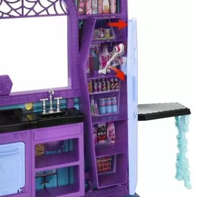 Maison de poupée Monster High - Hôtel Bouh-tique et accessoires