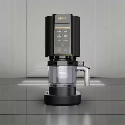 Machine à glaces NINJA Creami NC302EUBG - 7 programmes - Édition limitée Noir/Or Machine à glaces NINJA Creami NC302EUBG - 7 programmes - Édition limitée Noir/Or