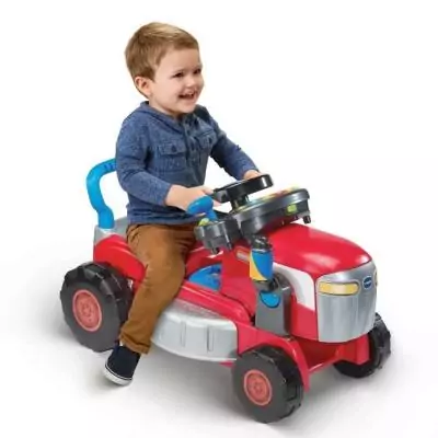 VTECH BABY - SUPER TRACTEUR MAGI TONDEUSE - Multicolore : Jouet camion interactif