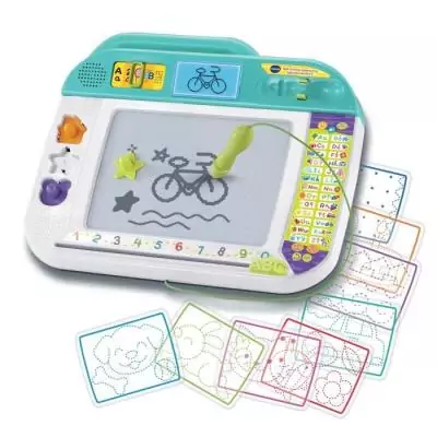 Ardoise interactive VTECH - Multicolore pour apprentissage de l'écriture
