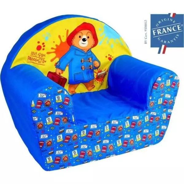 Fauteuil club enfant - PADDINGTON - FUN HOUSE - Origine France - 52 x 33 x 42 cm