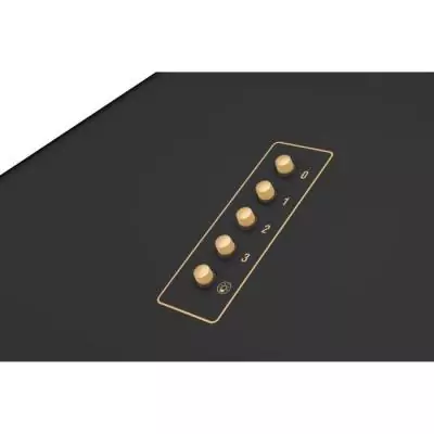 Hotte rétro murale AMICA - Noir 76/104 x 60 x 50 cm