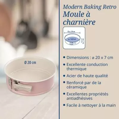 Ensemble de 2 moules à manqué pour layer cake - DR OETKER - Rétro