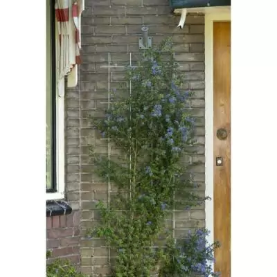 Treillis métallique en acier galvanisé 42,5xH145cm - Vert - Pour un jardin naturel Treillis métallique en acier galvanisé 42,5xH145cm - Vert - Pour un jardin naturel