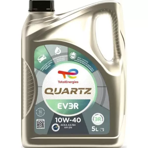 Huile moteur - TOTALENERGIES - Quartz EV3R 10W-40 - 5L