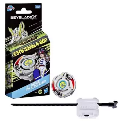 Pack de départ Beyblade X-Over Driger Slash 4-80P : toupie équilibrée pour les 8 ans